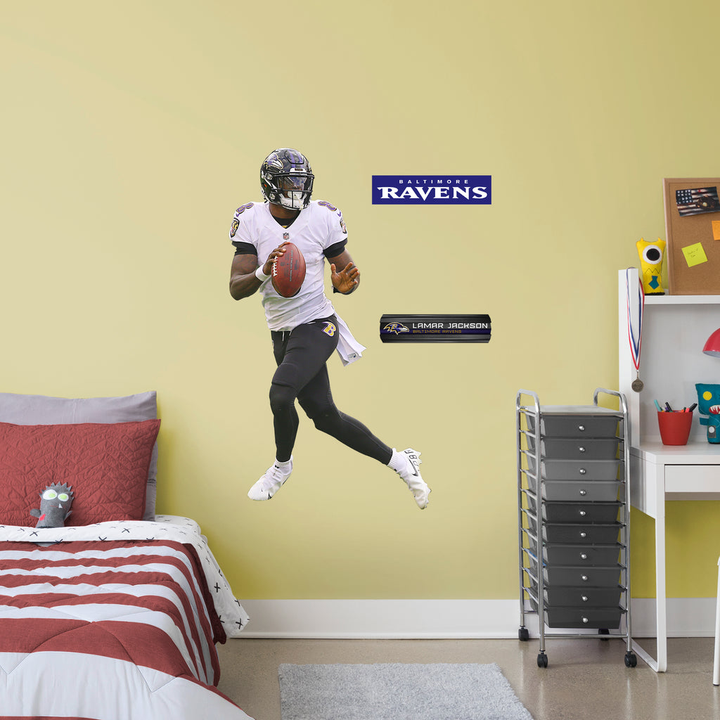 Giant Athlete + 2 Decals (28"W x 50"H)