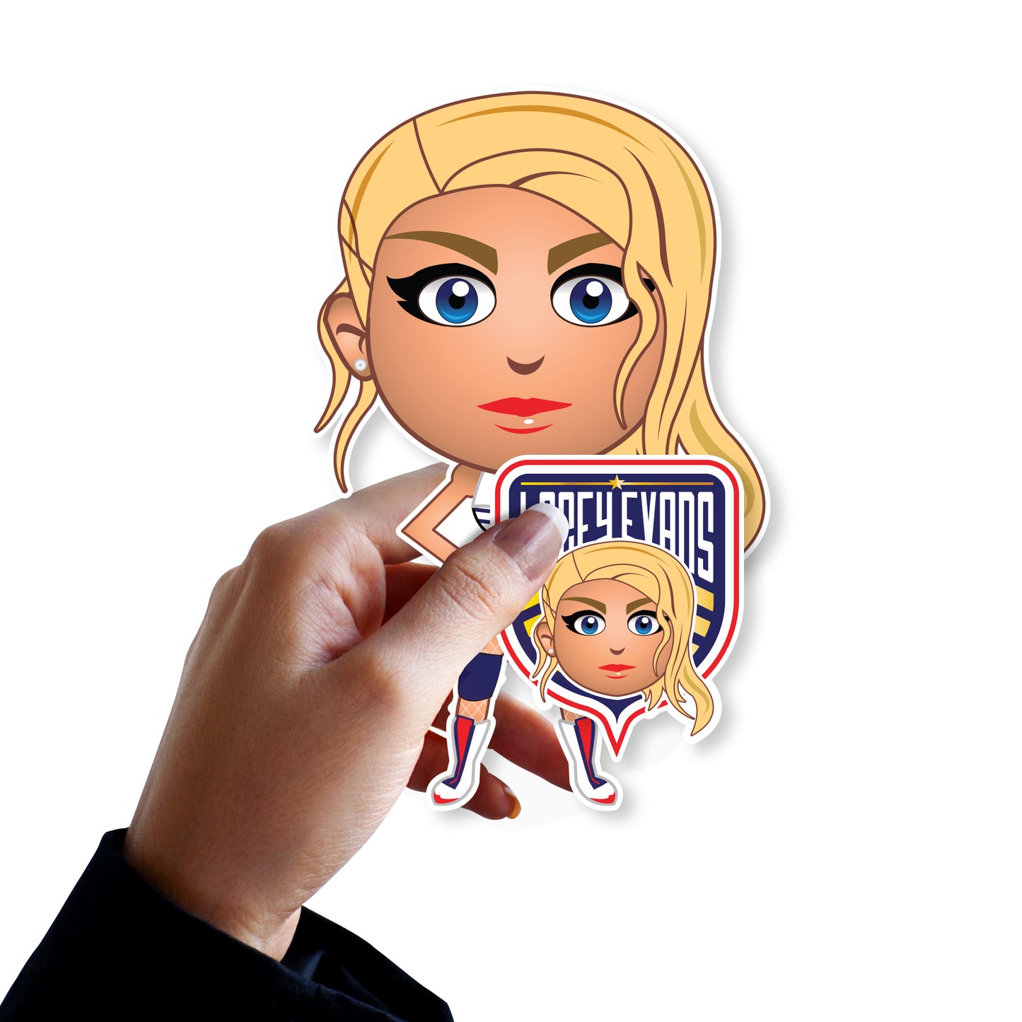 Sheet of 5 -Lacey Evans Minis - Officially Licensed WWE Removable Adhesive Decal