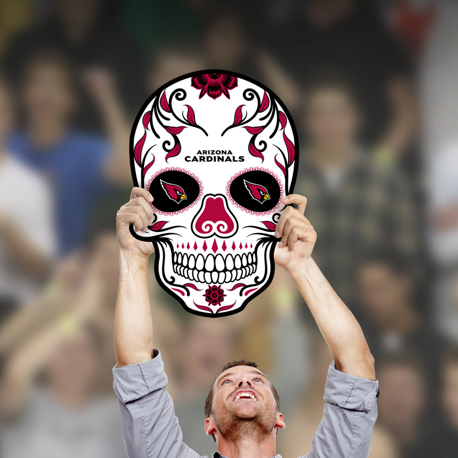 Skull - Big Head - Official NFL - Arizona Cardinals - Foam Core Cutout