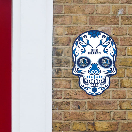 Dallas Mavericks:   Skull Outdoor Logo        - Officially Licensed NBA    Outdoor Graphic
