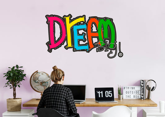 Dream Big Art:  Dream Big Icon        - Officially Licensed Juan de Lascurain Removable     Adhesive Decal