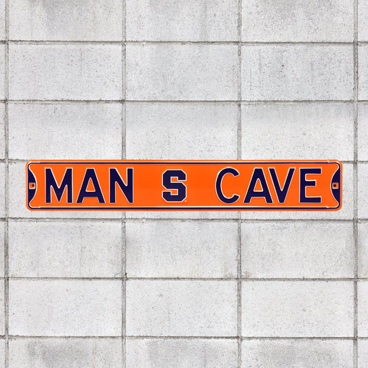 Syracuse Orange: Man Cave - Officially Licensed Metal Street Sign
