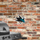San Jose Sharks:   Outdoor Logo        - Officially Licensed NHL    Outdoor Graphic