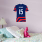 Megan Rapinoe Jersey Graphic Icon - Officially Licensed USWNT Removable Adhesive Decal