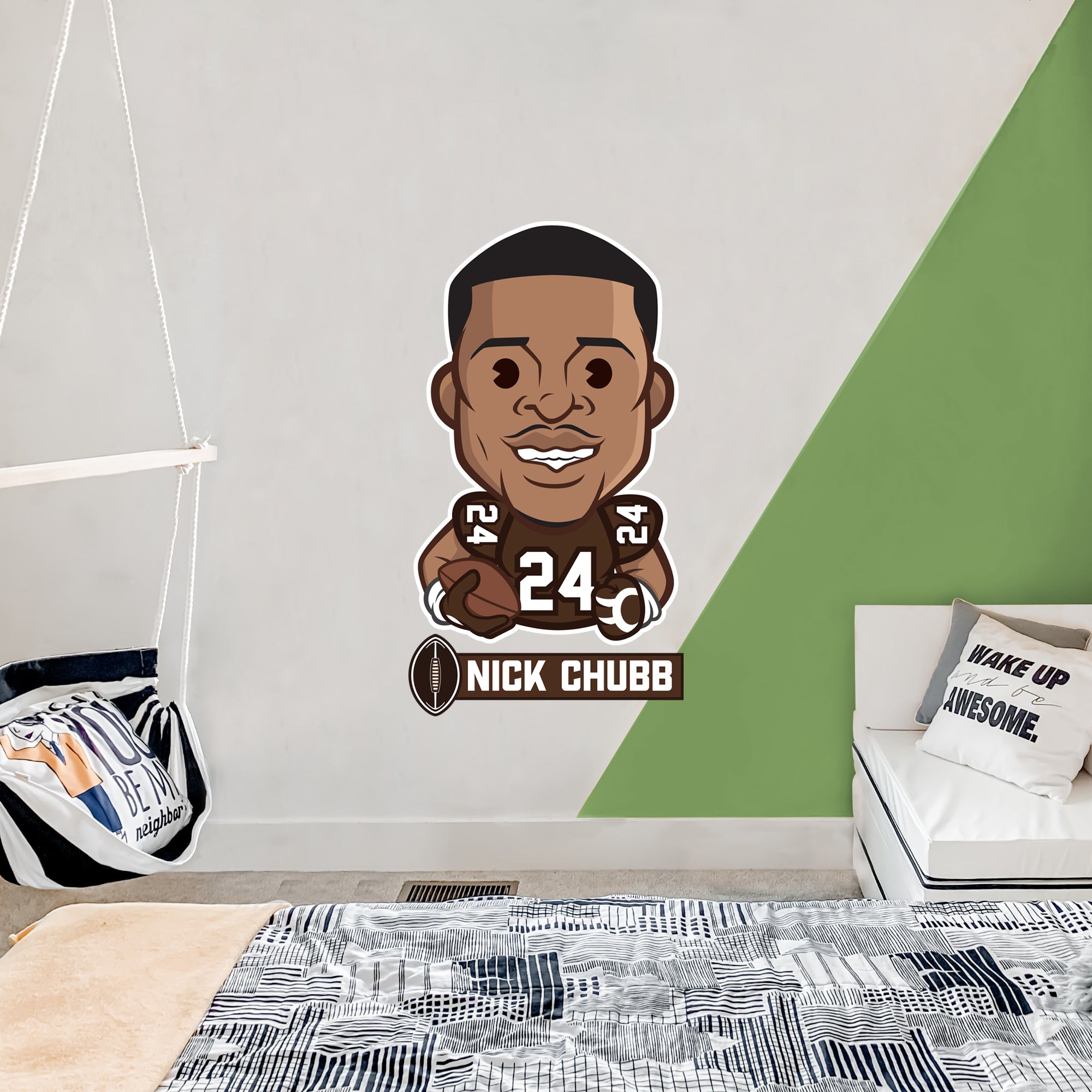 Cleveland Browns: Nick Chubb 2022 Life-Size Foam Core Cutout