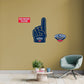 New Orleans Pelicans: Foam Finger - Officially Licensed NBA Removable Adhesive Decal