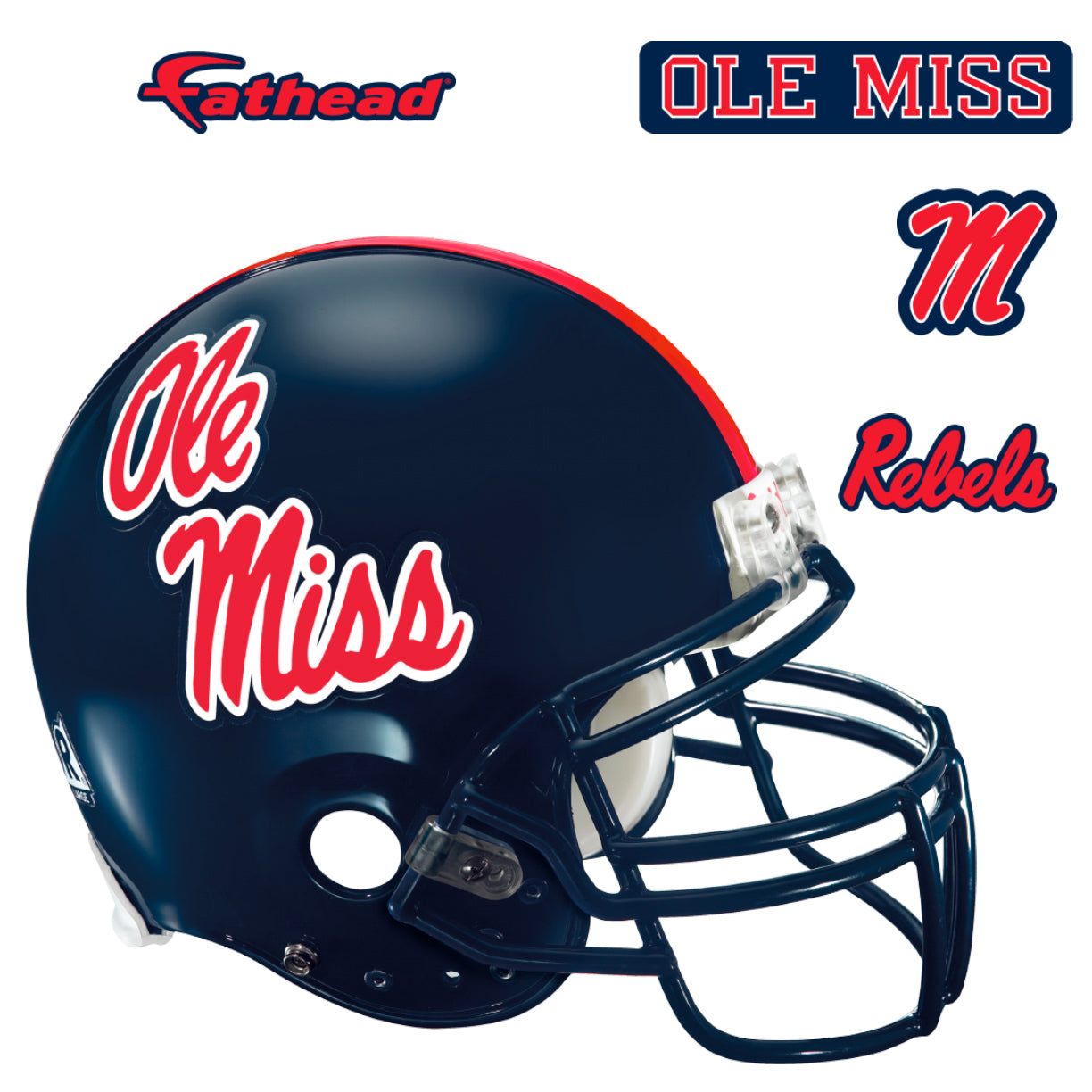 Ole Miss shops Rebels full size football helmet