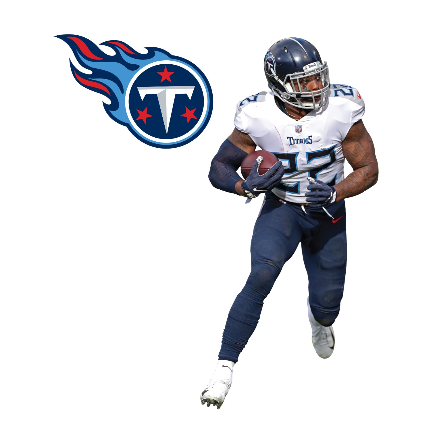 Tennessee Titans: Derrick Henry 2022 Blue Jersey - Officially Licensed –  Fathead