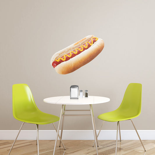 X-Large Hot Dog + 2 Decals (37"W x 22"H)