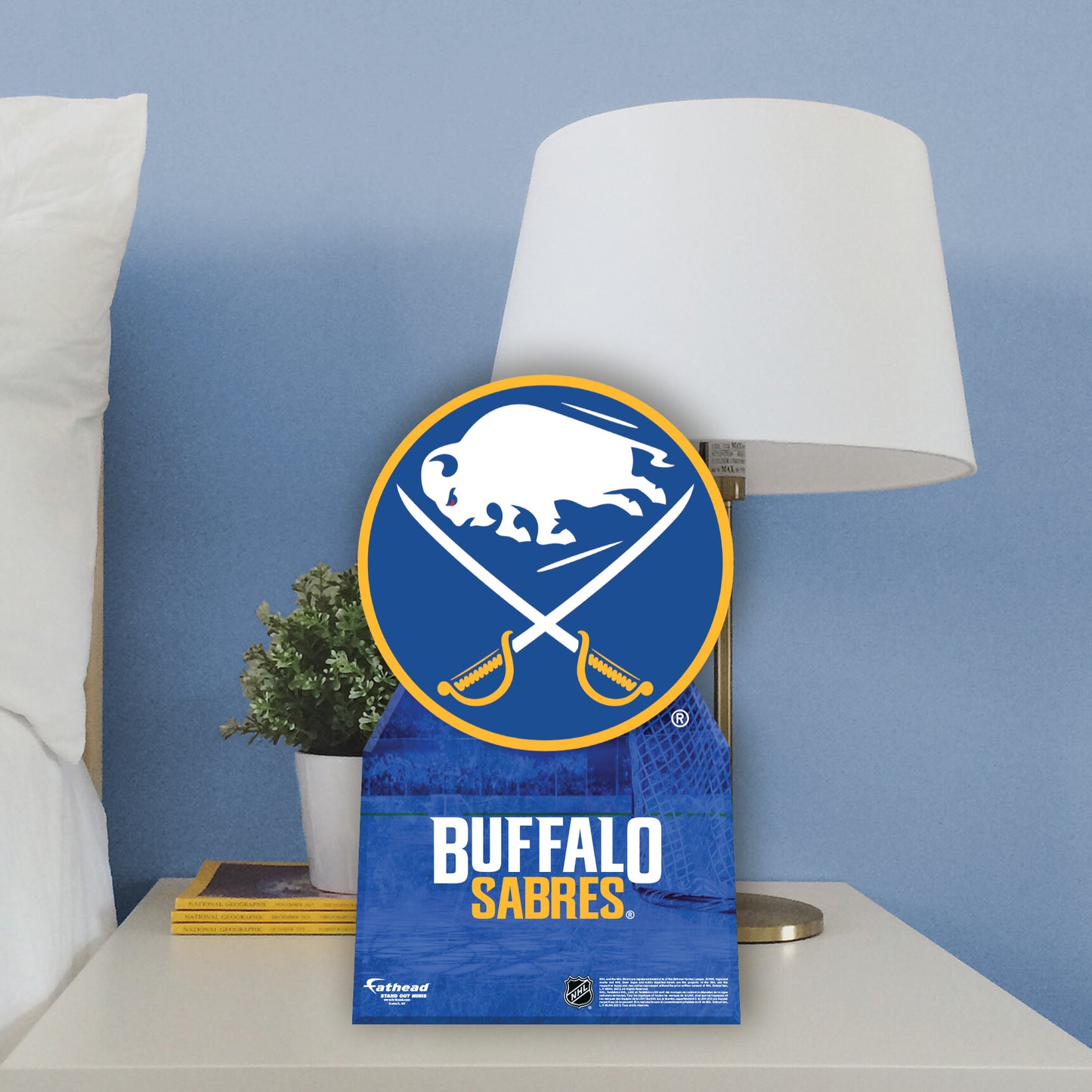 Buffalo Sabres:   Logo  Mini   Cardstock Cutout  - Officially Licensed NHL    Stand Out