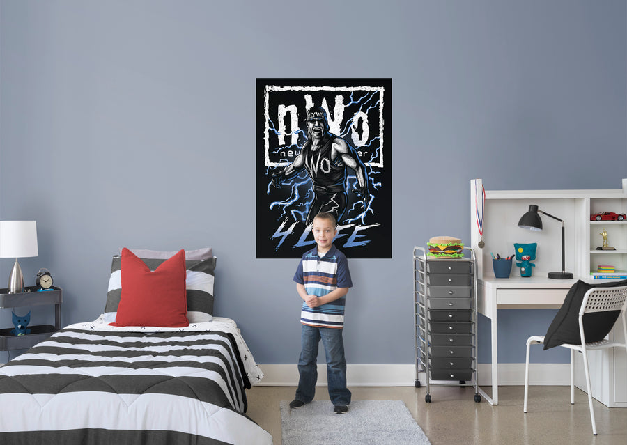 Hulk Hogan - NWO - Peel & Stick Poster - Official WWE - Reusable Vinyl Wall Decal