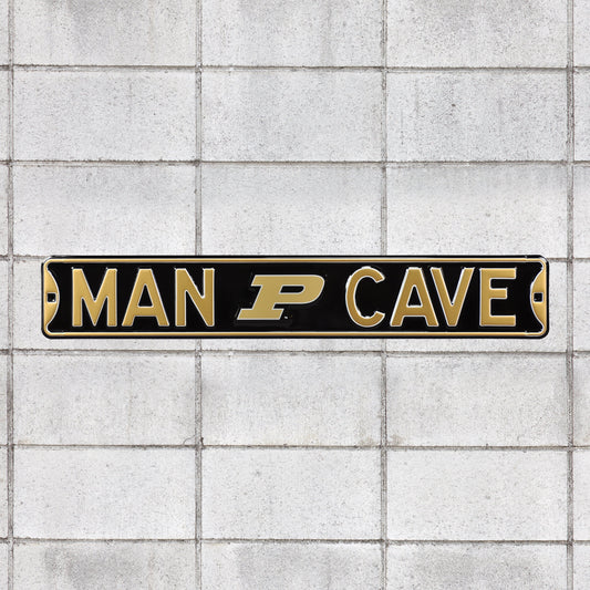 Purdue Boilermakers: Man Cave - Officially Licensed Metal Street Sign