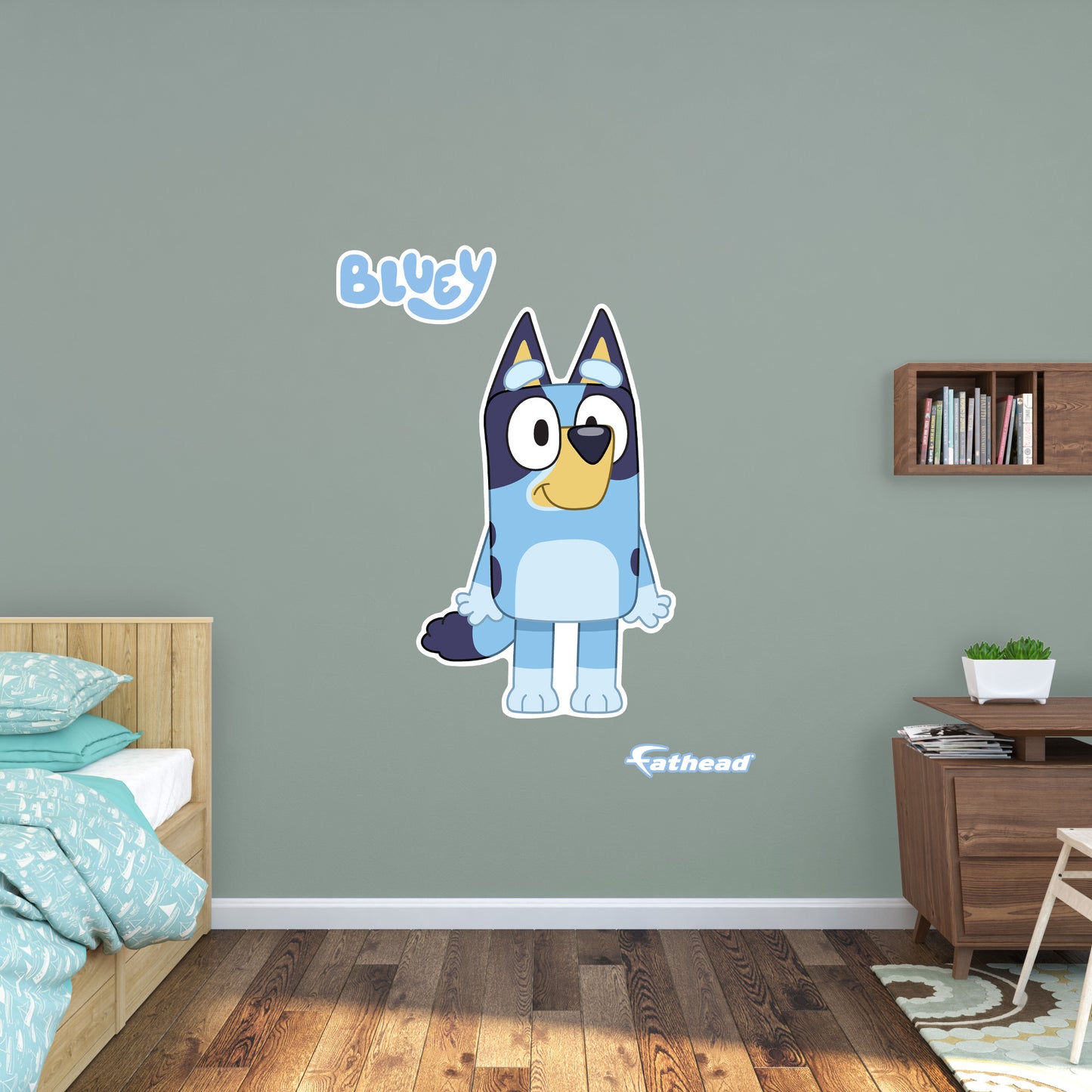 Bluey: Bluey RealBig        - Officially Licensed BBC Removable     Adhesive Decal
