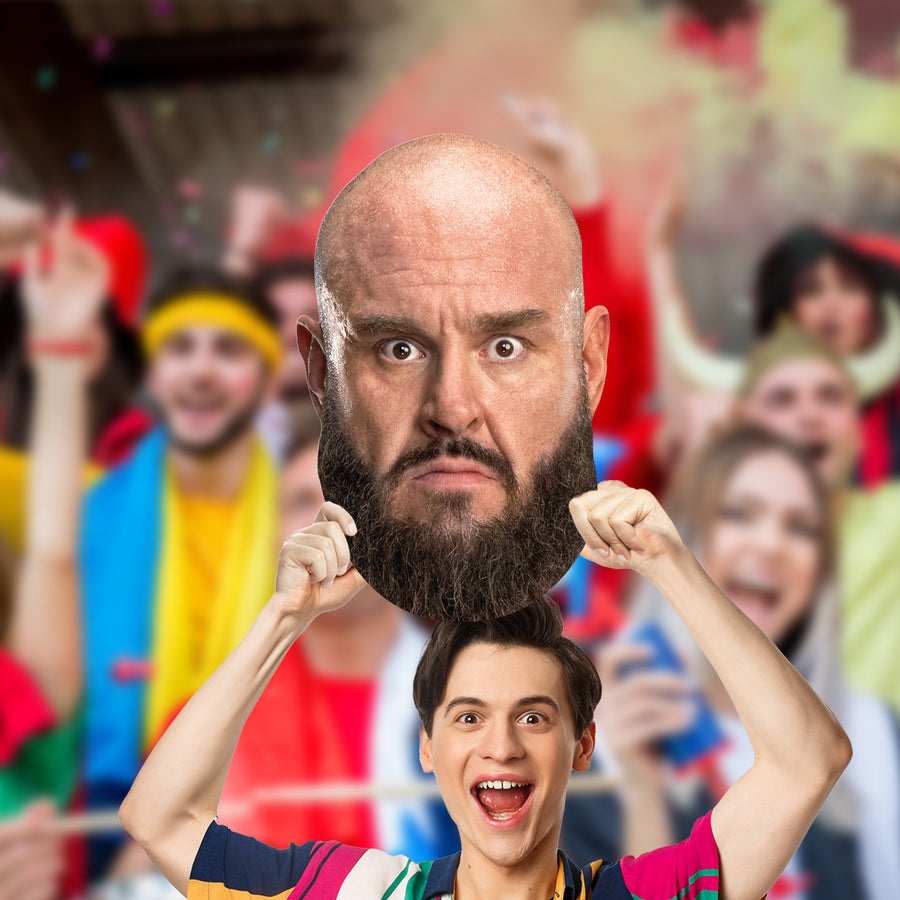 Braun Strowman - Big Head - Official WWE - WWE - Foam Core Cutout