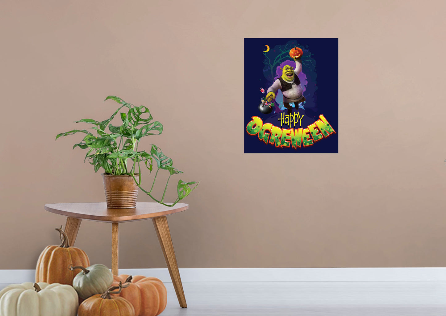 Shrek:  Ogreween Mural        - Officially Licensed NBC Universal Removable Wall   Adhesive Decal