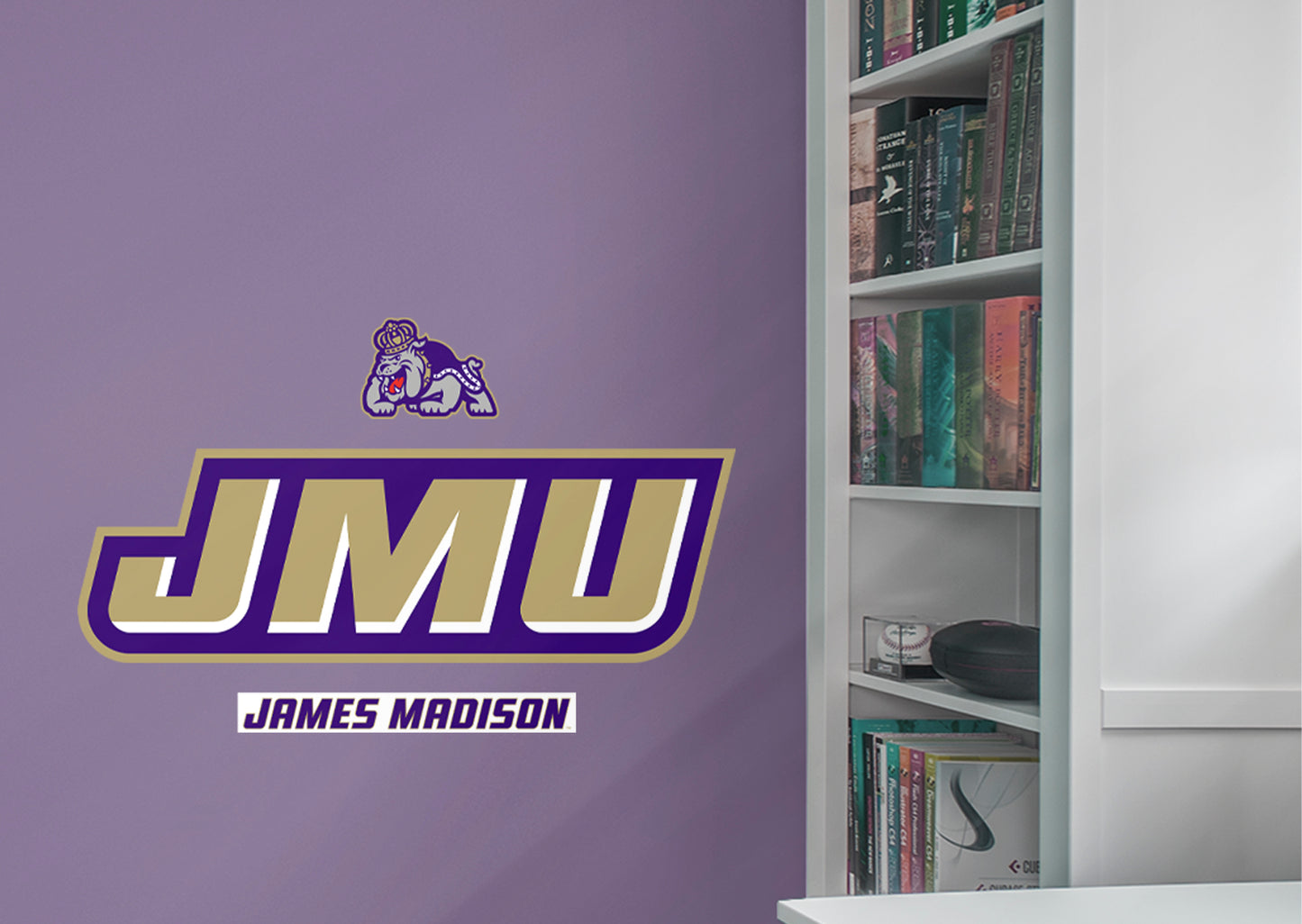 James Madison Dukes: James Madison Dukes 2021 JMU Logo        - Officially Licensed NCAA Removable Wall   Adhesive Decal