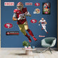 San Francisco 49ers: George Kittle         - Officially Licensed NFL Removable     Adhesive Decal