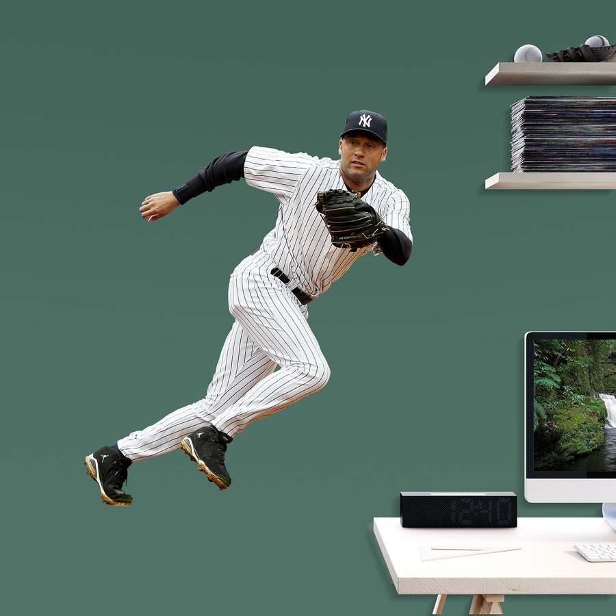 Derek Jeter - RealBig Collection - Official MLB - New York Yankees - Reusable Vinyl Wall Decals