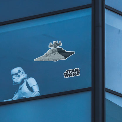 Star Destroyer Window Clings - Officially Licensed Star Wars Removable Window Static Decal