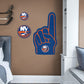 New York Islanders:    Foam Finger        - Officially Licensed NHL Removable     Adhesive Decal