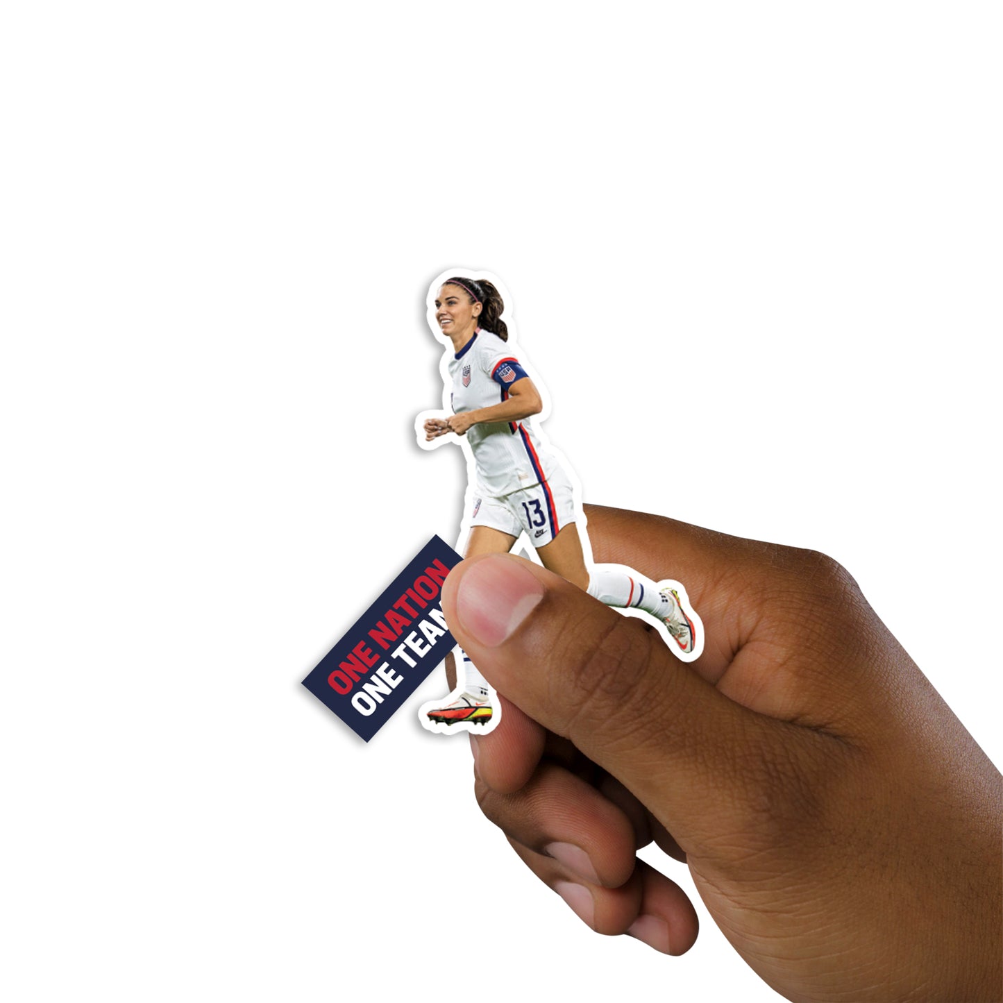 Sheet of 5 -Alex Morgan Player Minis        - Officially Licensed USWNT Removable     Adhesive Decal