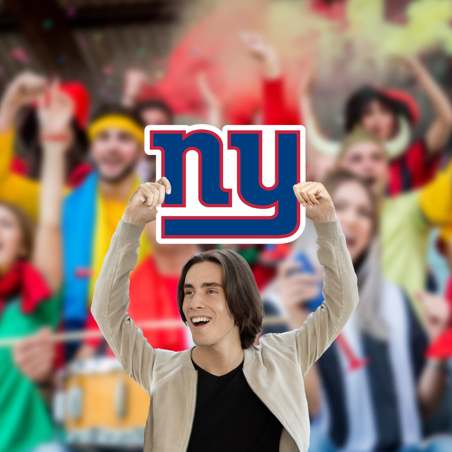 Logo - Big Head - Official NFL - New York Giants - Foam Core Cutout