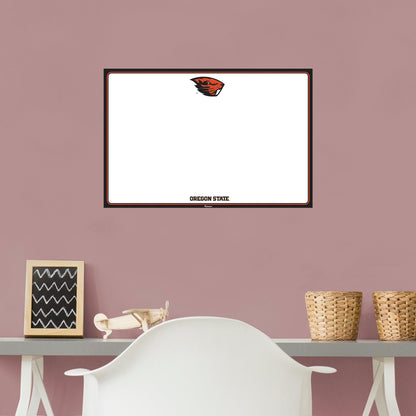 Oregon State Beavers: Dry Erase White Board - Officially Licensed NCAA Removable Adhesive Decal