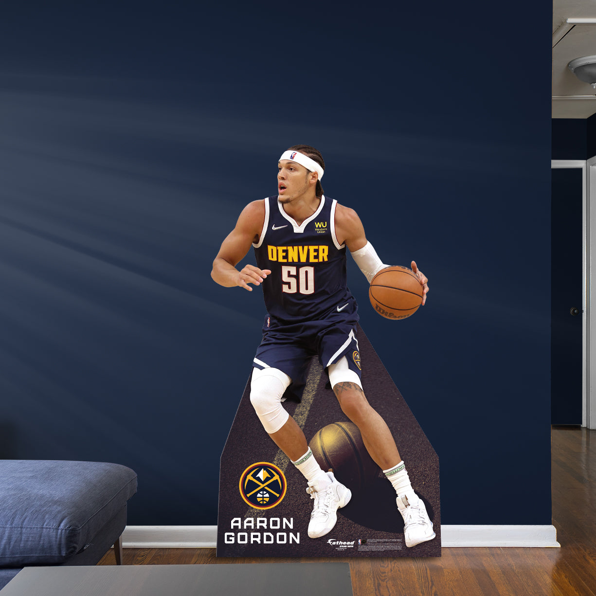 Denver Nuggets: Aaron Gordon 2022  Life-Size   Foam Core Cutout  - Officially Licensed NBA    Stand Out