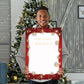 New Years:  Resolution Golden Snowflakes Dry Erase        -      Dry Erase Foam Core