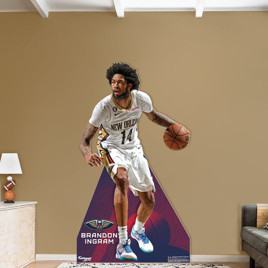 New Orleans Pelicans: Brandon Ingram Life-Size Foam Core Cutout - Officially Licensed NBA Stand Out