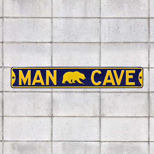 Cal State Golden Bears: Man Cave - Officially Licensed Metal Street Sign