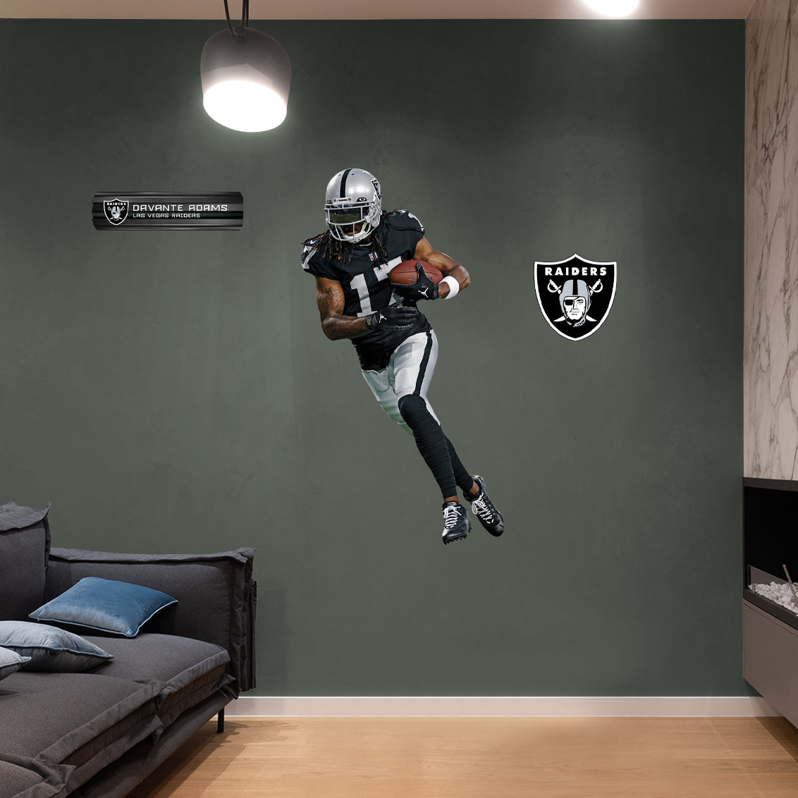 Las Vegas Raiders: Davante Adams 2022        - Officially Licensed NFL Removable     Adhesive Decal