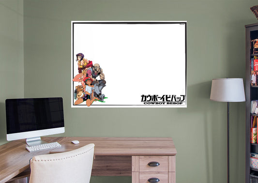 Cowboy Bebop:  Group Dry Erase        - Officially Licensed Funimation Removable Wall   Adhesive Decal