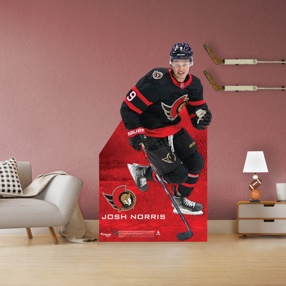 Ottawa Senators: Josh Norris 2022  Life-Size   Foam Core Cutout  - Officially Licensed NHL    Stand Out