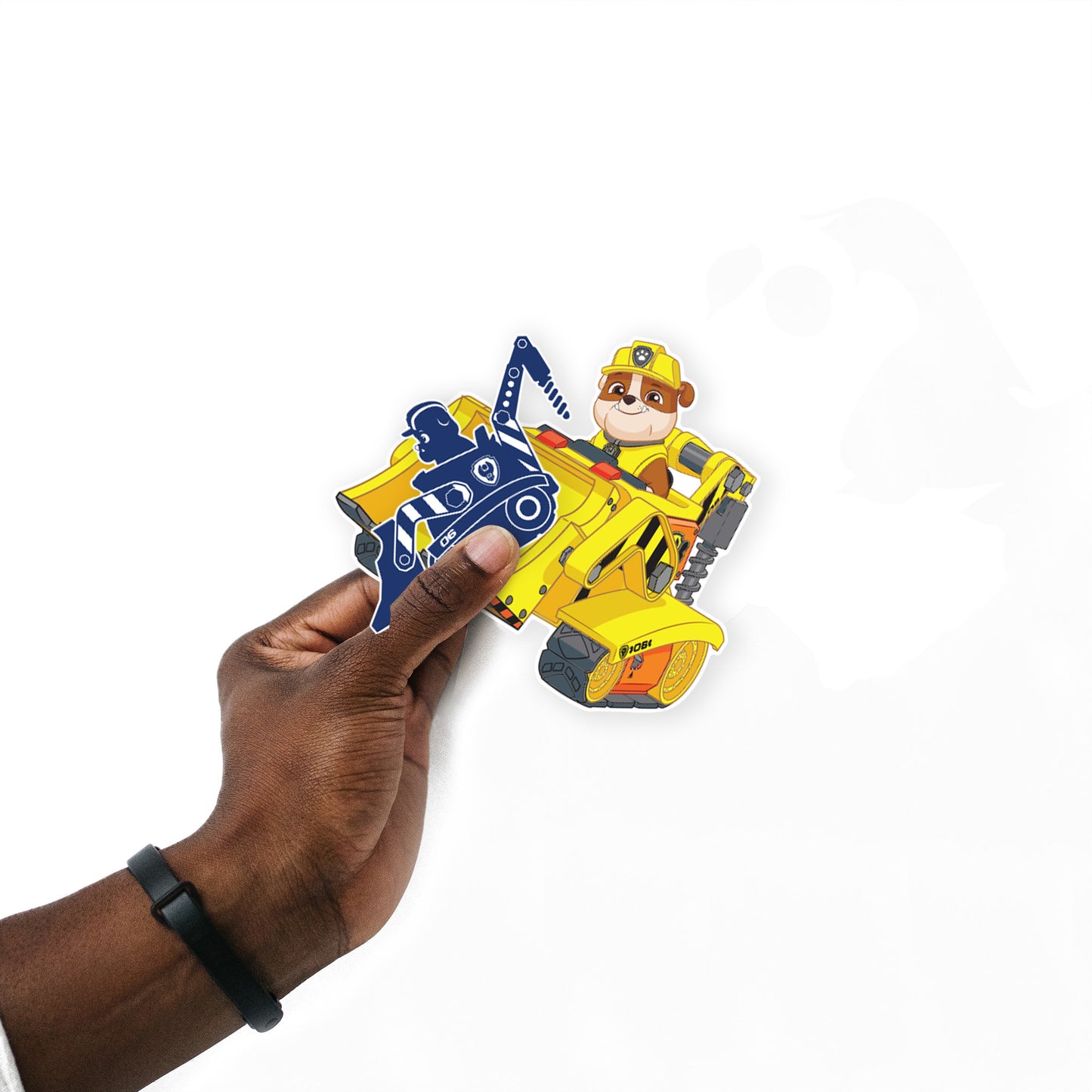 Paw Patrol: Rubble Minis        - Officially Licensed Nickelodeon Removable     Adhesive Decal