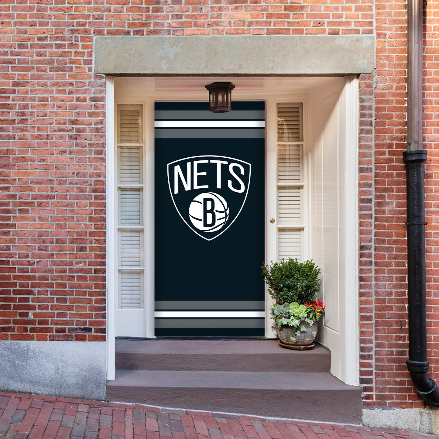 Brooklyn Nets:  Logo        - Officially Licensed NBA    Door Cover