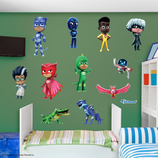 PJ Masks: Together Collection - Officially Licensed Hasbro Removable Adhesive Decal