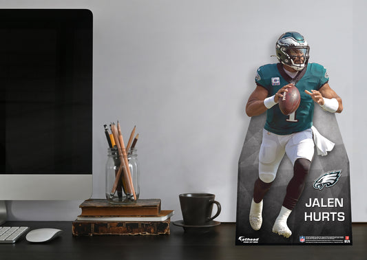 Philadelphia Eagles: Jalen Hurts  No.1  Mini   Cardstock Cutout  - Officially Licensed NFL    Stand Out