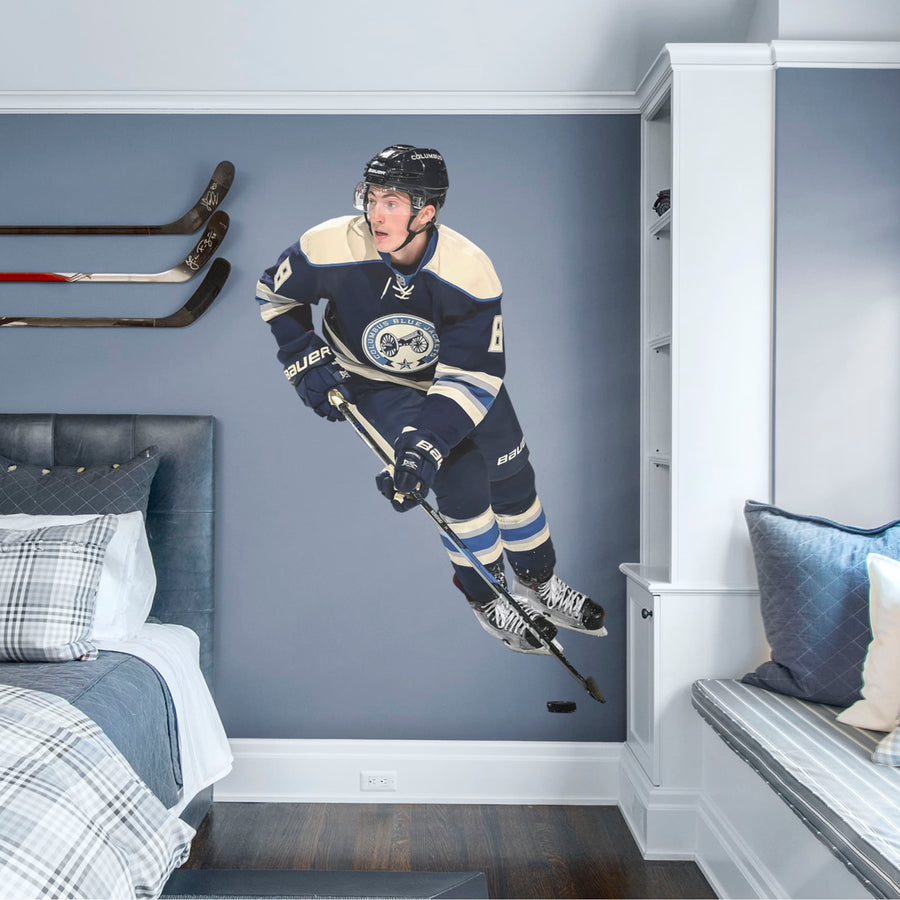 Zach Werenski - RealBig Collection - Official NHL - Columbus Blue Jackets - Reusable Vinyl Wall Decals
