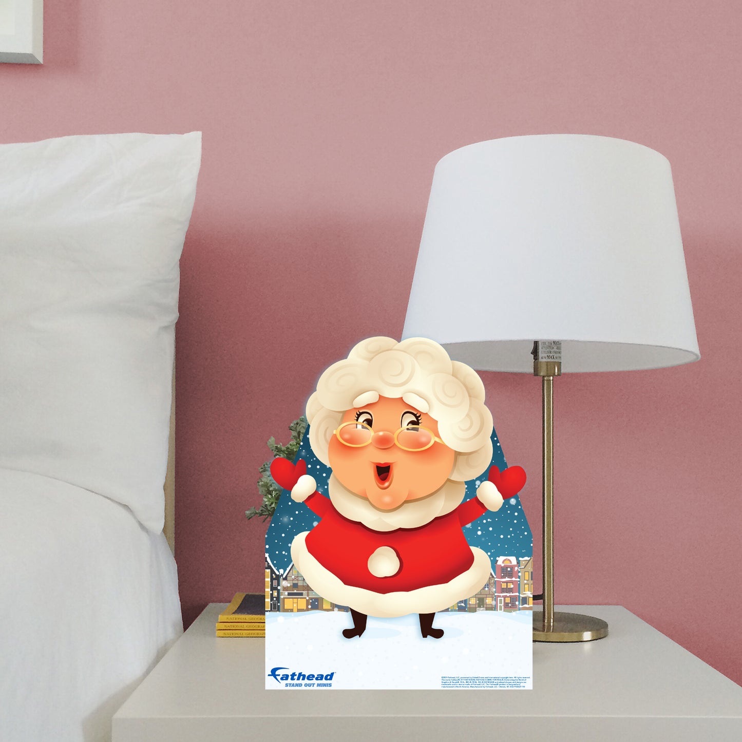 Christmas: Mrs Claus Singing  Mini   Cardstock Cutout  -      Stand Out
