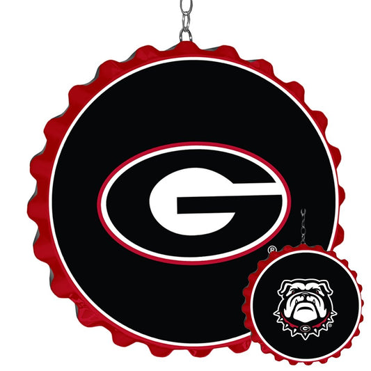 Georgia Bulldogs: Bottle Cap Dangler - The Fan-Brand