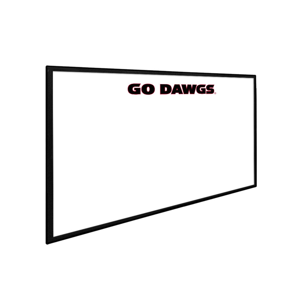 Georgia Bulldogs: Go Dawgs - Framed Dry Erase Wall Sign - The Fan-Brand