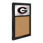 Georgia Bulldogs: Mirrored Cork Note Board - The Fan-Brand