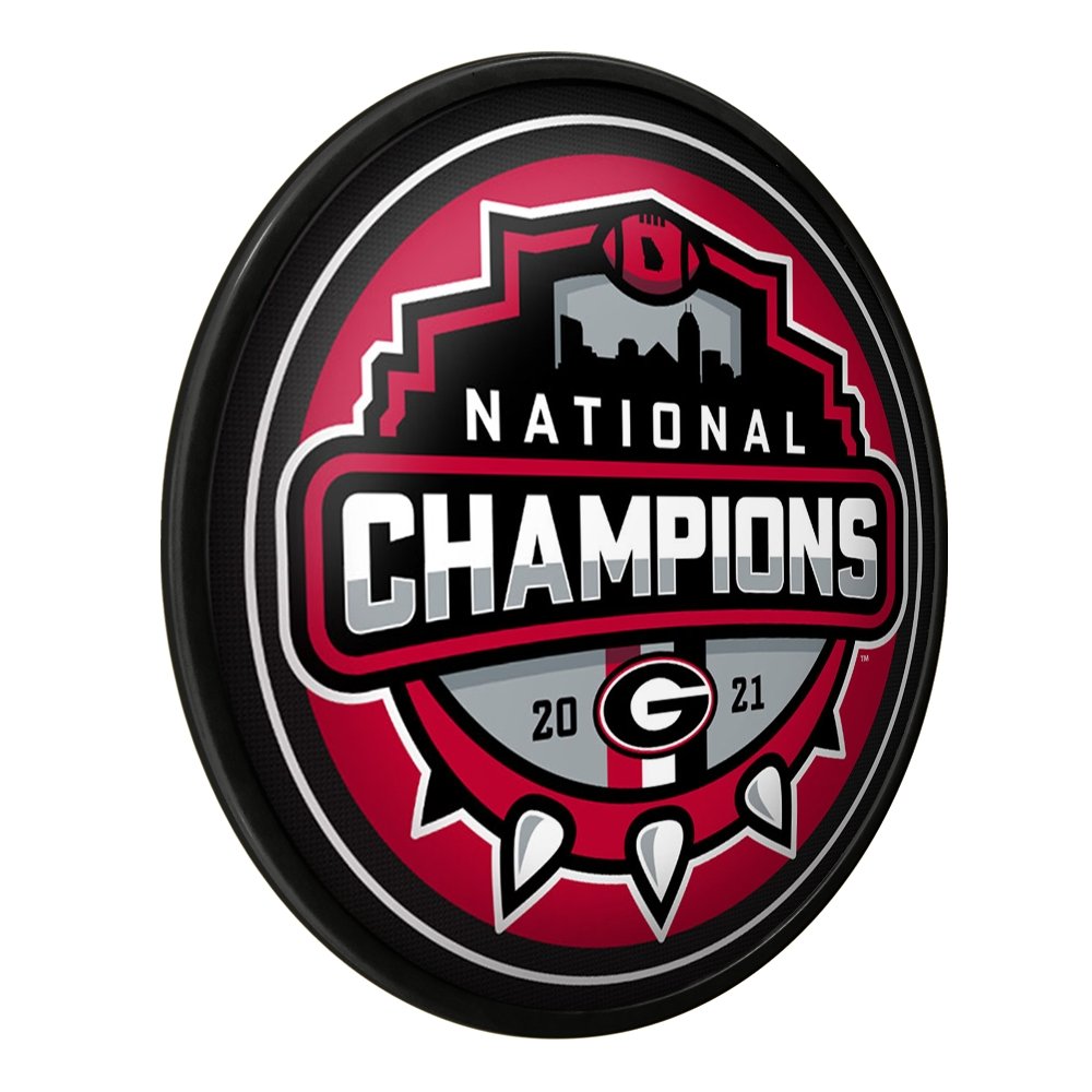 Georgia Bulldogs: National Champions - Modern Disc Wall Sign - The Fan-Brand