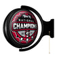 Georgia Bulldogs: National Champions - Original Round Rotating Lighted Wall Sign - The Fan-Brand