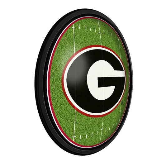 Georgia Bulldogs: On the 50 - Slimline Lighted Wall Sign - The Fan-Brand