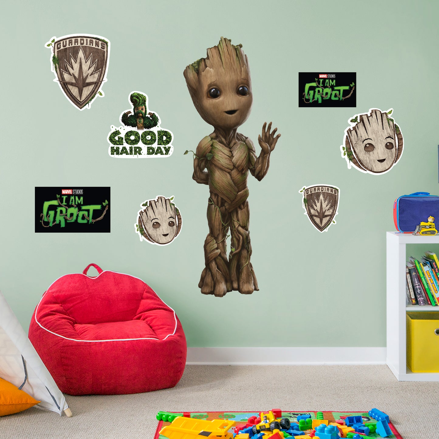 I am Groot: Groot RealBig        - Officially Licensed Marvel Removable     Adhesive Decal