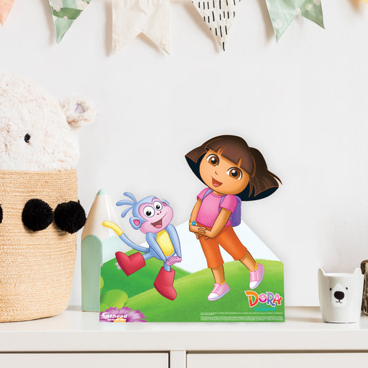 Dora the Explorer: Dora and Boots Minis Cardstock Cutout - Officially Licensed Nickelodeon Stand Out