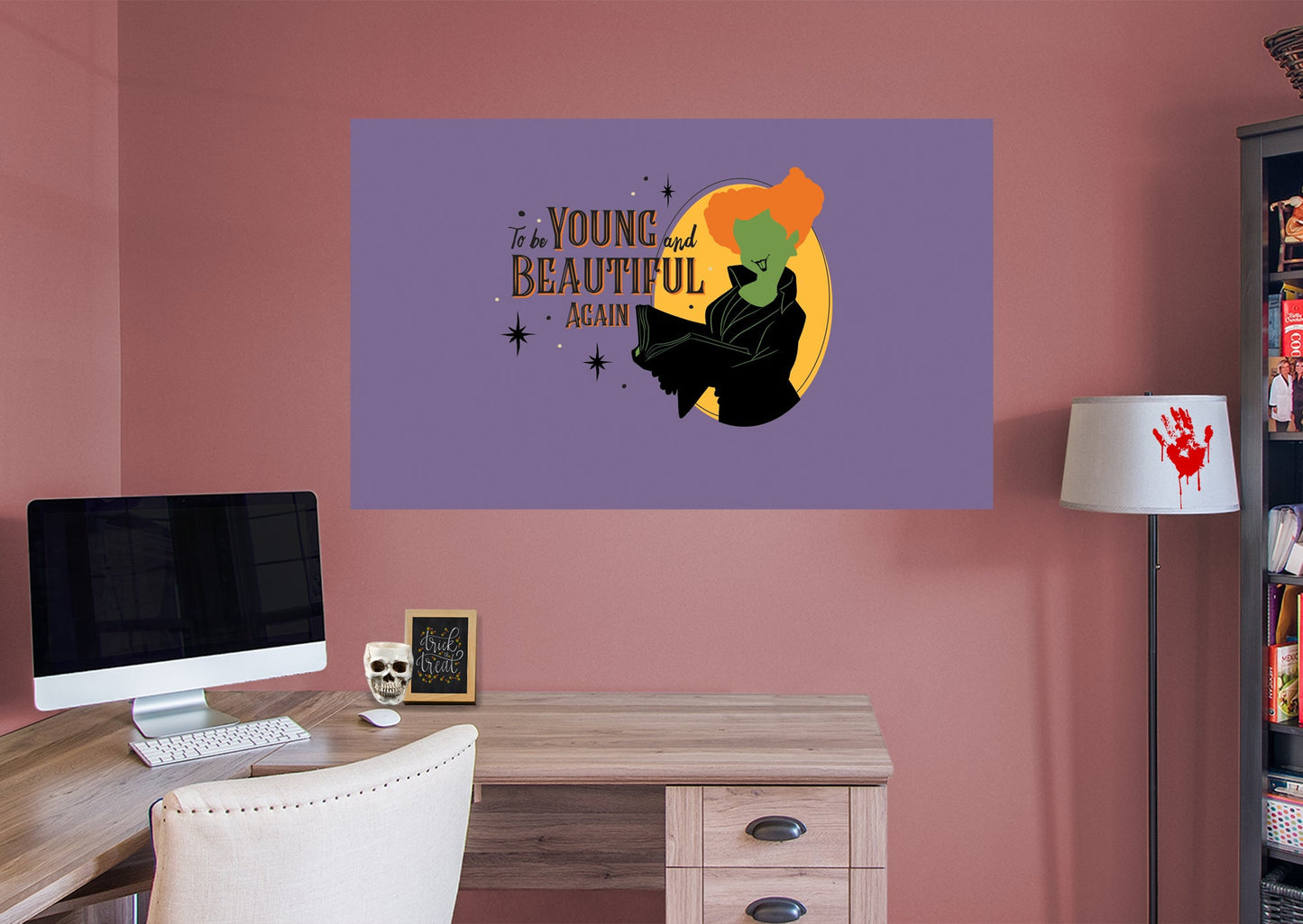 Hocus Pocus:  To be Young and Beuatiful Again Mural        - Officially Licensed Disney Removable Wall   Adhesive Decal
