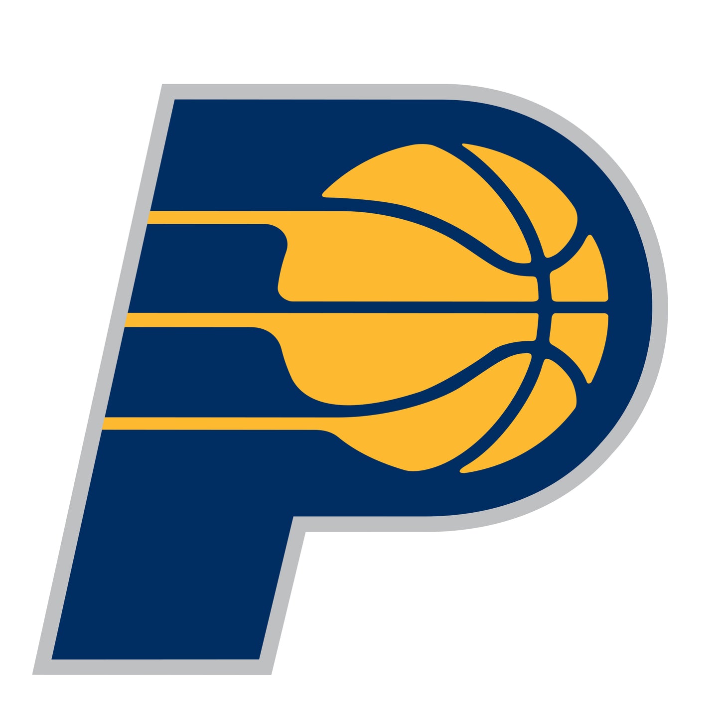 Indiana Pacers:   Logo   Foam Core Cutout  - Officially Licensed NBA    Big Head